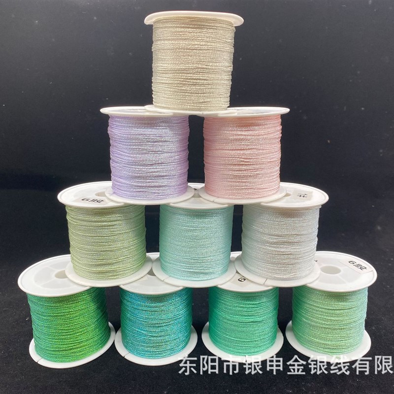 银申幻彩金银线绣花金线 3股100米 6股50米 30 色 套盒168包邮