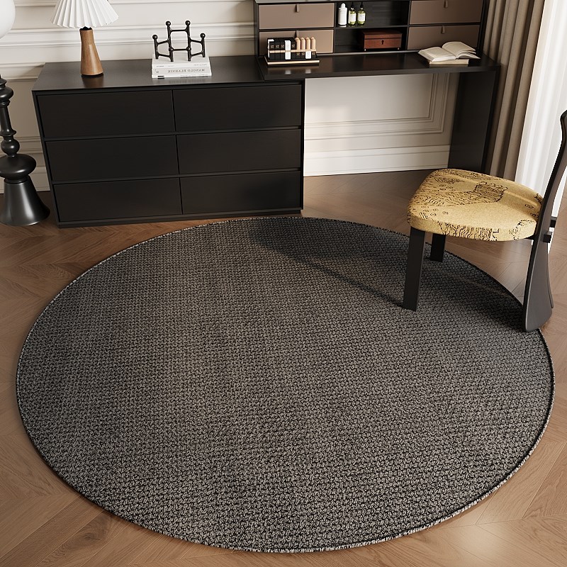 高级感圆形地毯客厅沙发茶几毯书房转椅垫摇椅垫卧室床边垫子家用