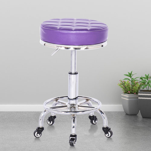 升降滑轮凳子酒吧椅子家用升降转椅高脚凳靠背圆凳美容凳子吧台椅