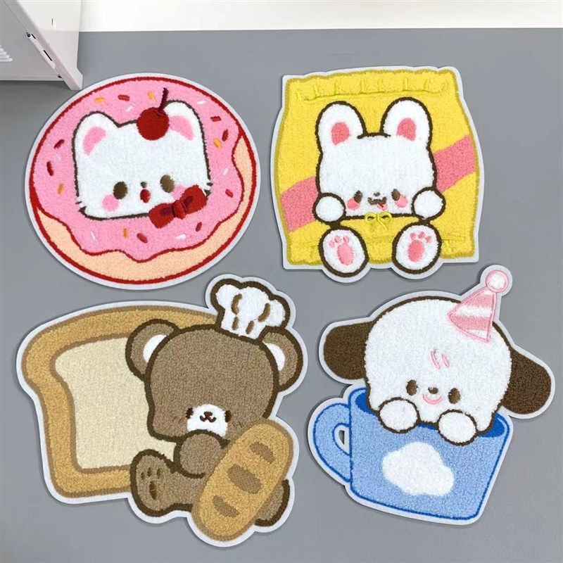 棉花娃娃 娃用小地毯 20cm 15cm10cm拍摄道具 小垫子茶杯垫