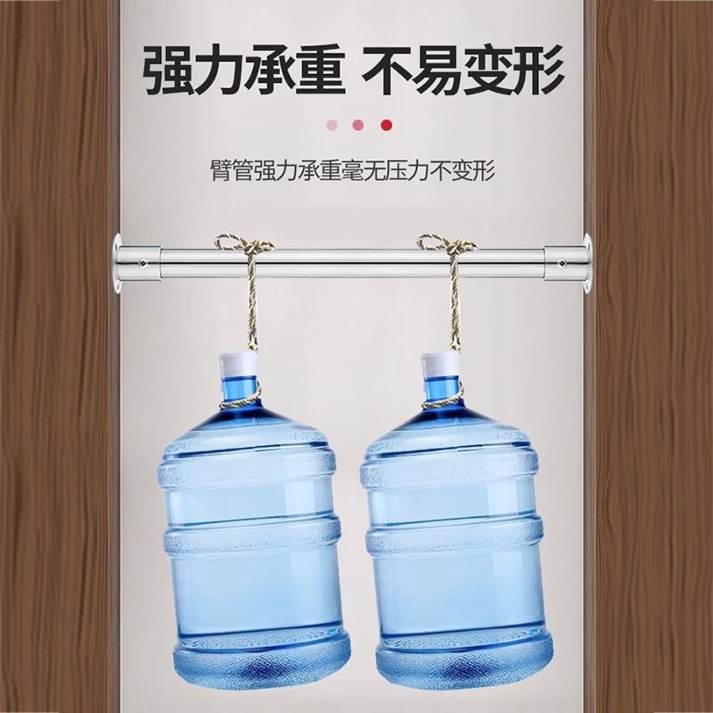 304不锈钢挂衣杆晾衣杆阳台调挂衣杆衣橱衣架挂杆不锈钢圆管加厚