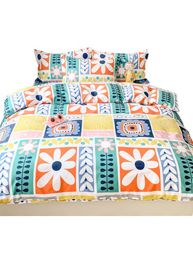 加厚被套单件100全棉180cm被罩单人150x200x230宿舍1.5米被单