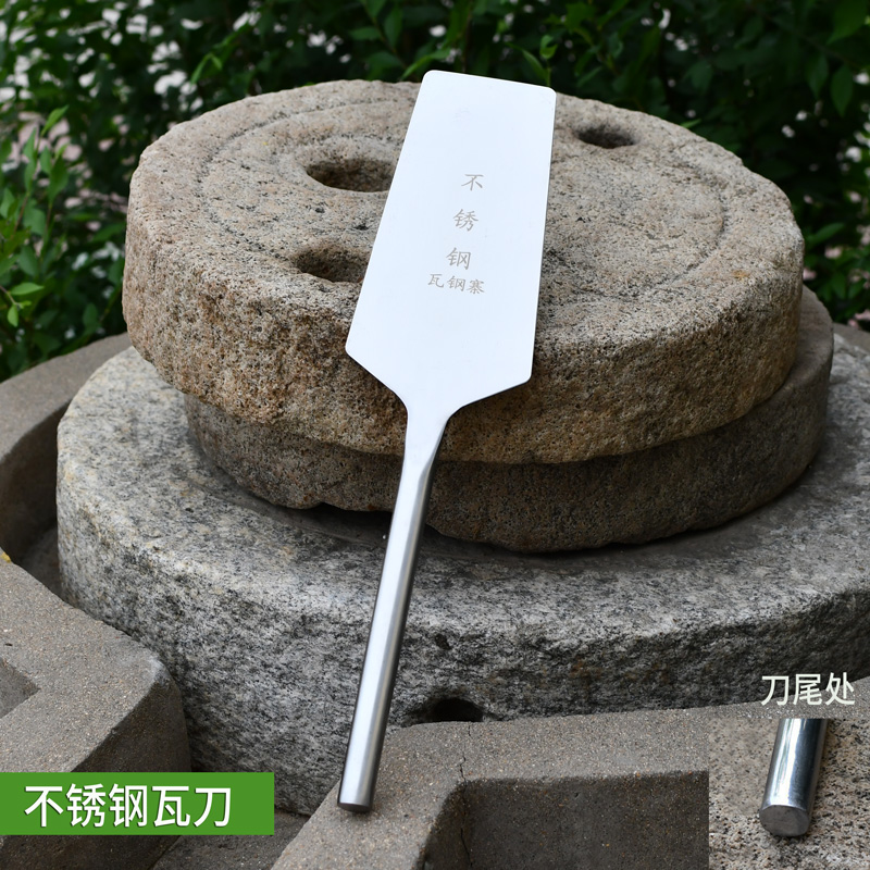 不锈钢瓦刀砖刀砌砖砌墙双面泥刀瓦工工具砌砖刀劈砖刀加重瓦匠刀