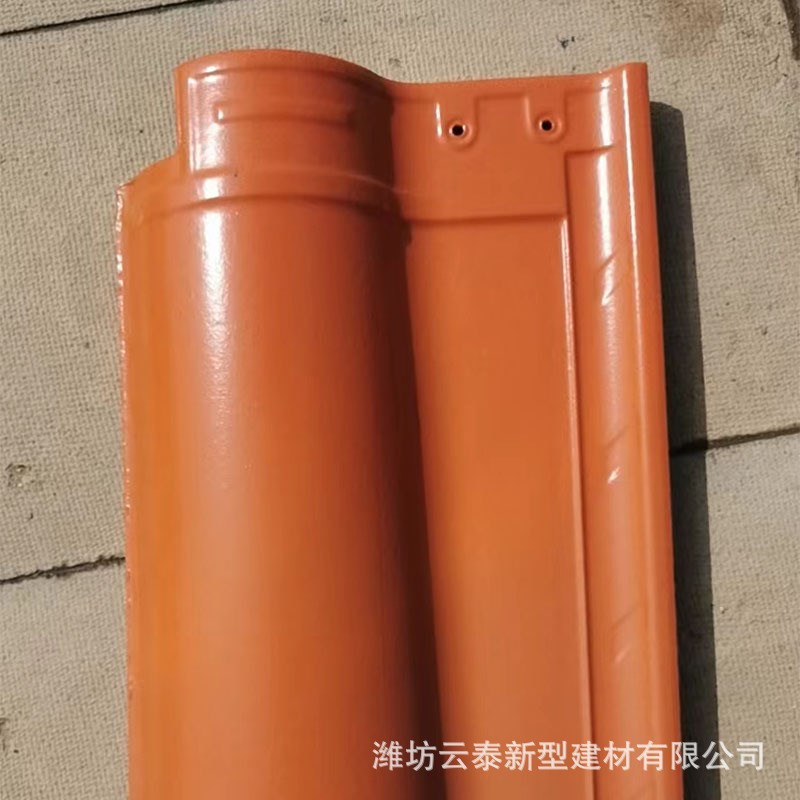 新农村自建房平板水泥瓦片混凝土别墅屋面大波形瓦屋顶脊瓦