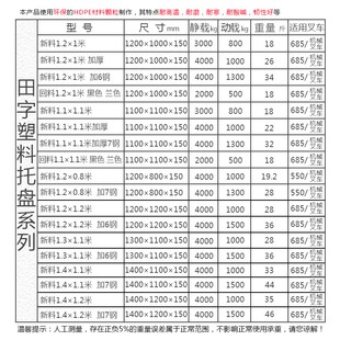 加厚 田字网格塑料托盘,垫仓板,叉车塑料托盘货架隔板