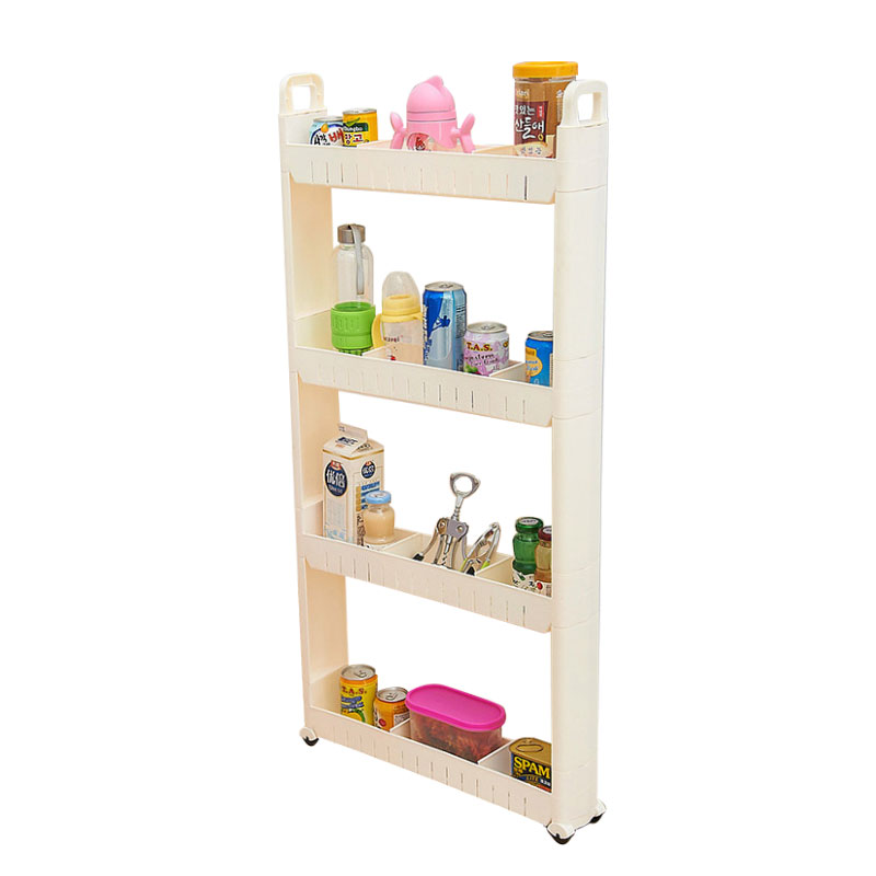 厨房缝隙收纳柜超窄 10cm窄缝收纳置物架夹缝柜13厘米储物柜窄柜