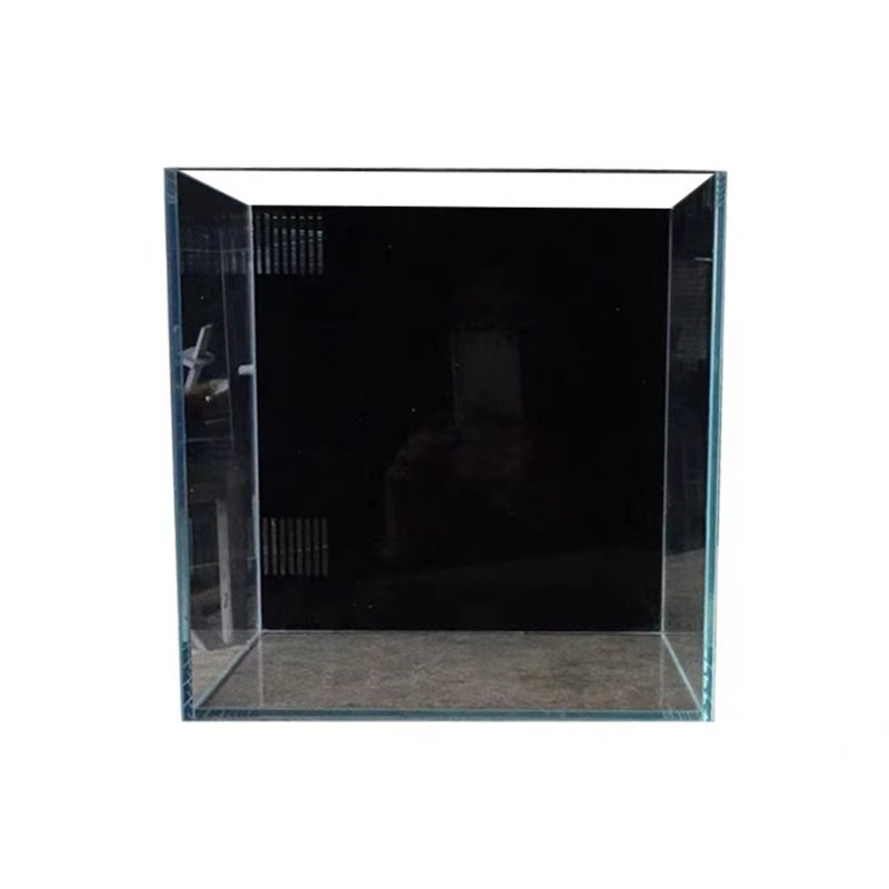 30方背滤海缸套餐二狗水族v新款玻璃小方缸珊瑚桌面新手微缸海水