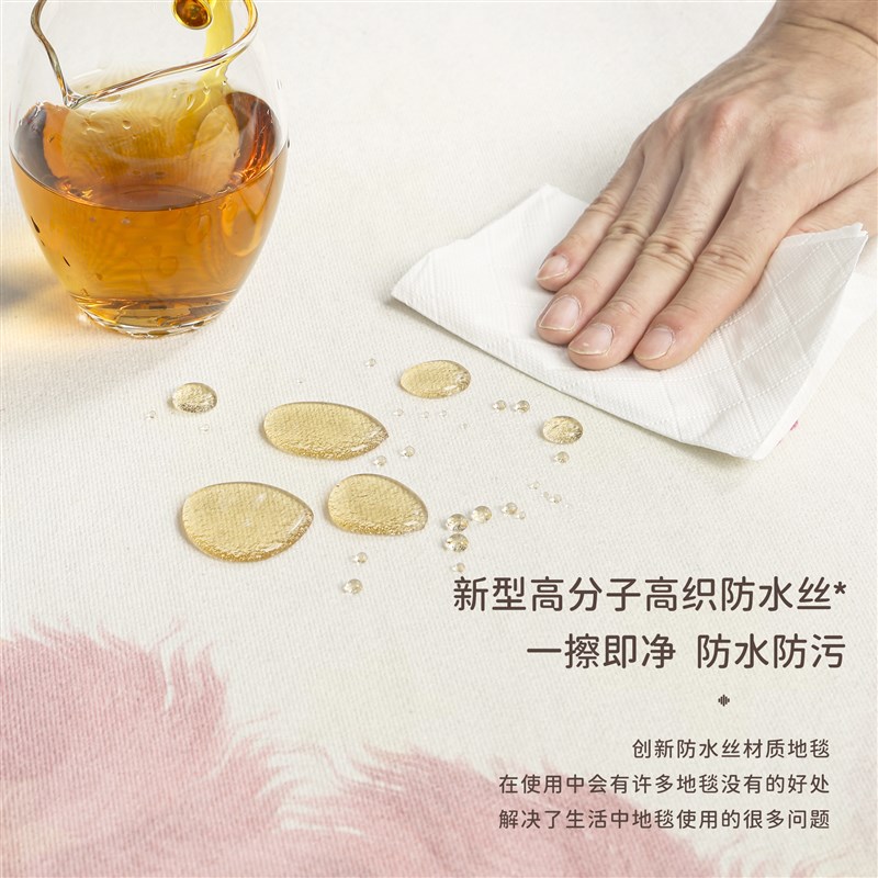 可爱卡通卧室地毯儿童阅读区加厚满铺休闲地垫宝宝爬垫家用防滑垫