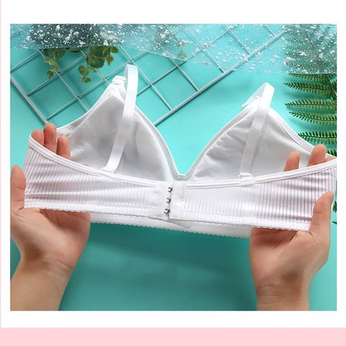 少女文胸高中生大学纯棉薄款内衣16-18-25岁发育期青少年女孩胸罩