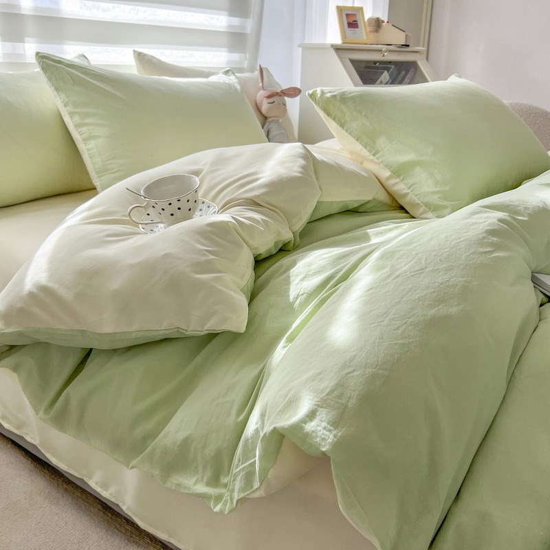 磨毛被套单件150x200x230人学全棉纯棉床单被罩三件套宿舍单新款