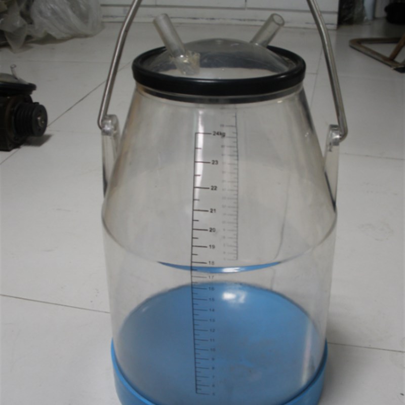 牧场透明奶桶25L可视牛奶羊奶提桶塑料奶罐挤奶奶桶含盖胶圈