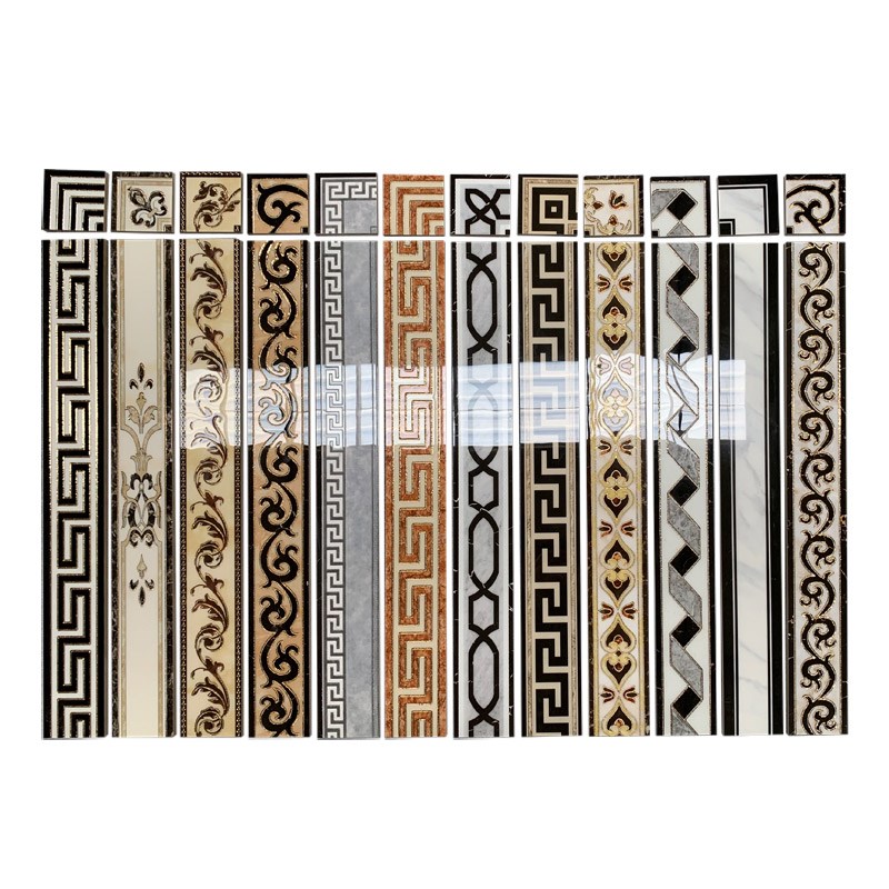 微晶石波导线80x10/80x12cm客厅瓷砖波打线贴地脚线条踢脚线腰线