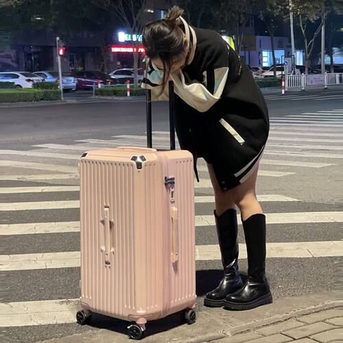 超大容量行李箱学生女万向轮拉杆箱男加E厚80寸60密码旅行皮箱24