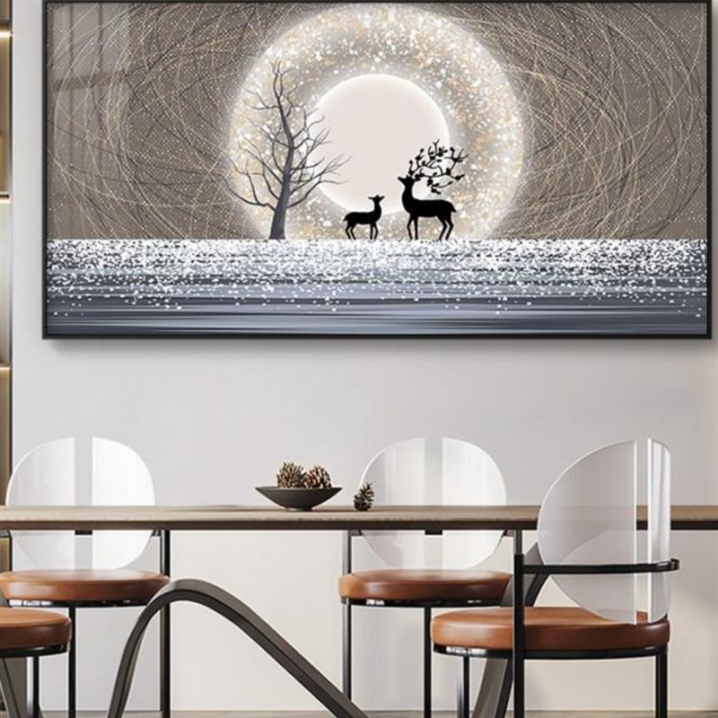 厂销电表箱装饰画大尺寸配电箱电闸多媒体盒遮挡免打孔弱电箱盖品