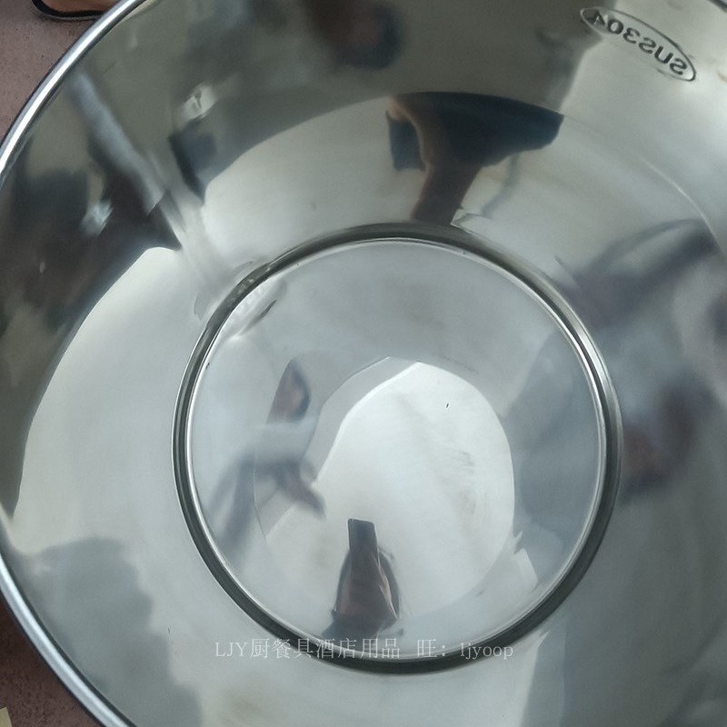 SUS304不锈钢特厚桶卤锅汤桶圆桶加厚白钢大锅水桶70圆形50大号60