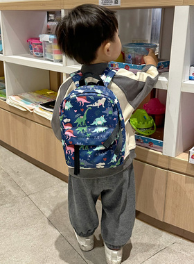 防走失迷你小书包可爱恐龙男童小背包1岁2N岁小宝宝防走丢牵引包