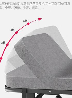 午休单叠床人床办公室午睡家用多功能宽四折海绵木板床陪AVH护折