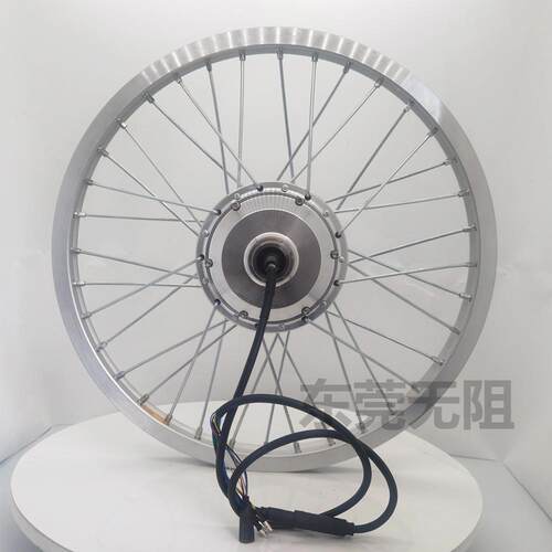 机2680电24伏锂6用伏48V250W50W自行车电通后轮组马达编好圈