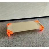 幼儿园早教床单人床叠好裕叠托儿童便育便携携午式 休睡床儿网布幼