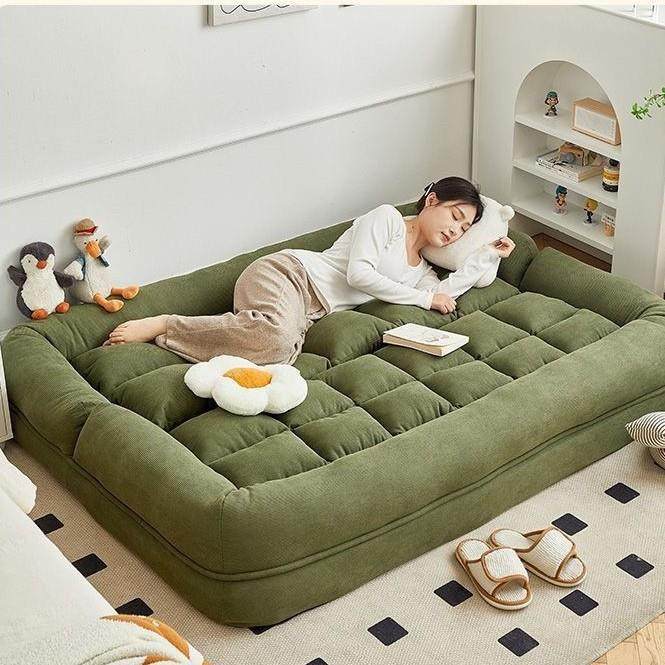 懒咨询客服人沙发躺可睡叠阳台可客厅双卧室休闲折人榻榻米巨大人