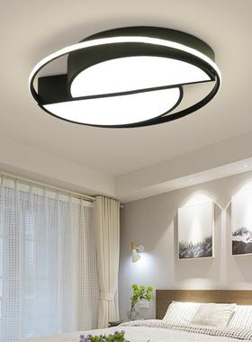 l顶412d吸灯简约现代关个性错位卧室灯阳台过道玄圆形e卧室灯具