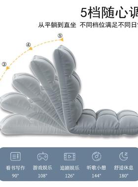 单3YV5靠懒人沙发榻榻米床上靠背椅子可爱卧室人飘发窗OFP垫小沙