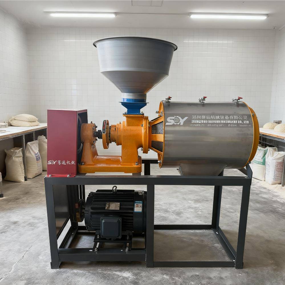 功能多JYN小麦面粉麸米机家用小型麦分离磨面机商用五谷杂粮玉磨