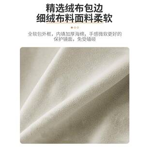 镜网形红穿衣家用卧室女生轻奢落地试衣镜子波浪风异全身LEQ大镜