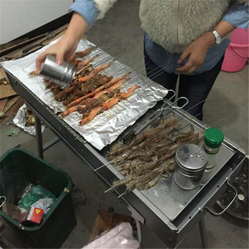 蝶生烤香加宽大号商2用摆摊烧烤炉80加宽炉烤鱼炉烤蚝大80长6宽内
