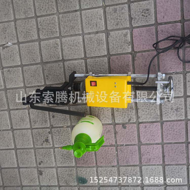 麻花钻钢轨钻孔机 山东索腾23电动钢轨钻孔机 钢轨钻眼机