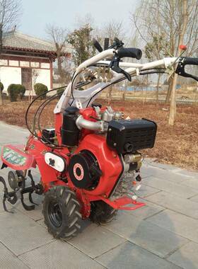 小型开沟机多功能汽油旋耕松土机IQA大马手力旋耕除草扶机