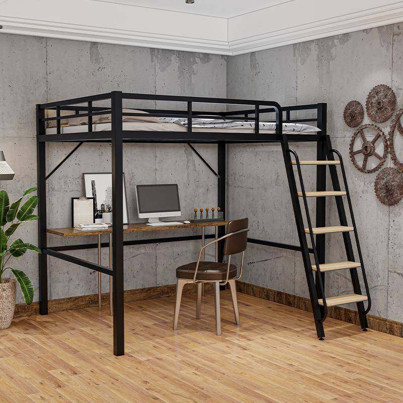 单上层省tyc-1114空间复式小寓床上下铺双层公床舍上床宿桌铁艺下