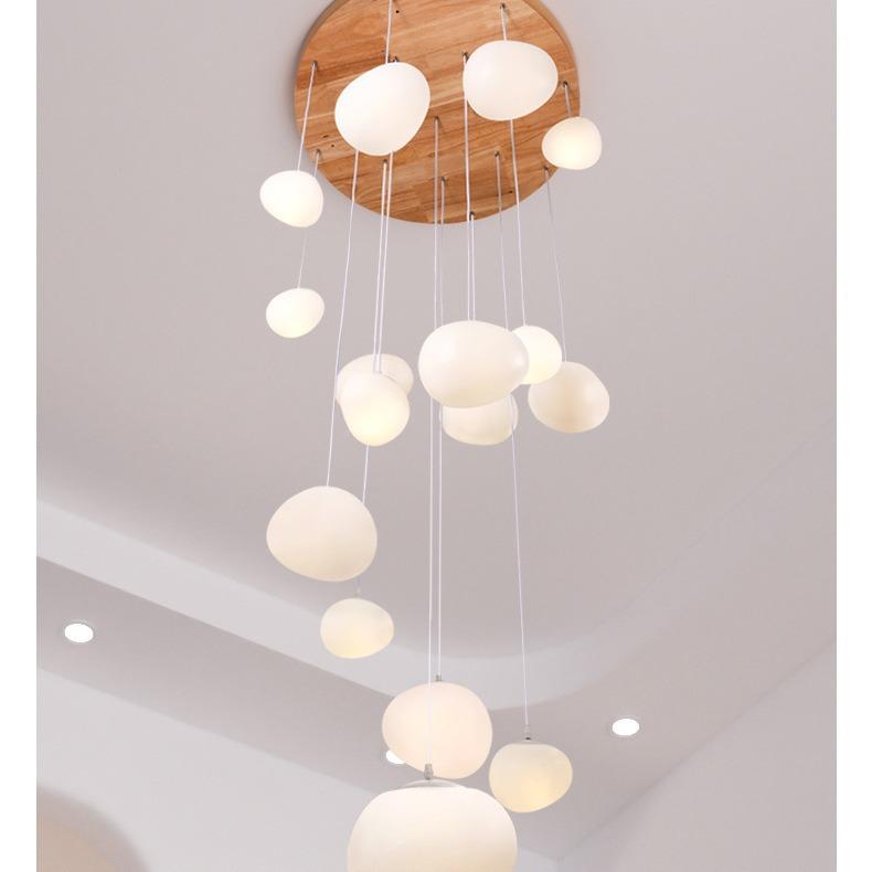 奶风l10212f梯t楼梯灯复式楼阁楼油客厅石头吊灯吊顶楼间公寓楼梯