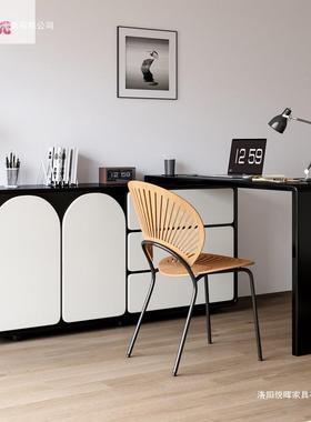 VUO新中式黑奶油风卧白室梳小妆台户型窄小卧斗柜一体转角室斗柜