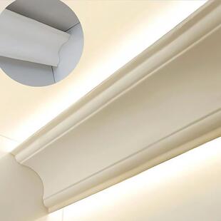 免石膏顶角槽开免顶LED发光顶角线阴角灯天花灯带墙角线石膏线条