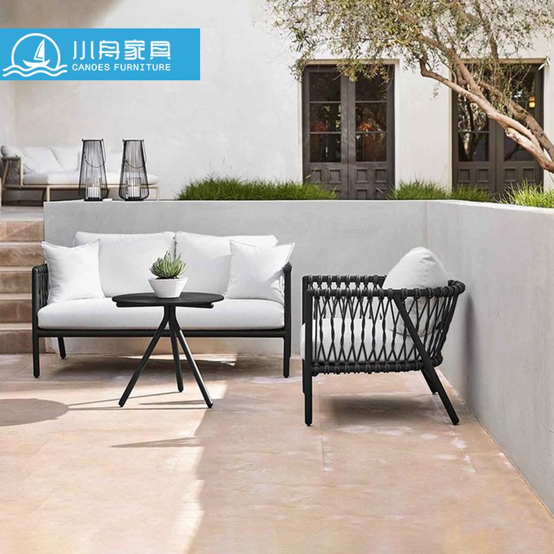 户具外庭院桌椅家台桌阳椅编藤椅别墅庭院餐桌花园22-2-14-桌椅藤