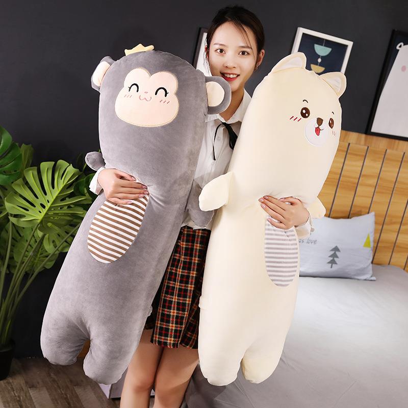 宿舍床上长条抱枕生睡腿枕头可拆夹洗男女生款ltao1011孕妇床头靠