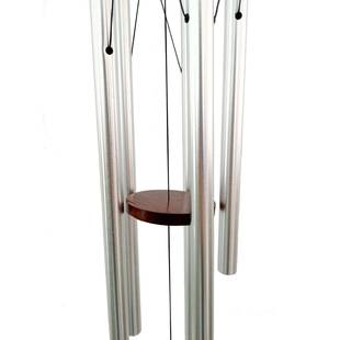 跨境新款户外太阳能管子风铃风灯铝HUH管铃庭挂防水院音乐风铃件