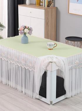 A6款L夏季清几新薄F76T5TM6新电烤炉烤火炉电烤桌取暖罩桌子套长