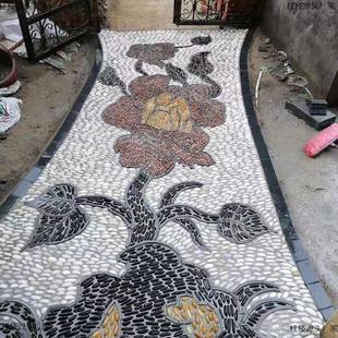 铺路天228然石头石花地造景庭院园大鹅卵石软暖石鹅原雨花石5小0