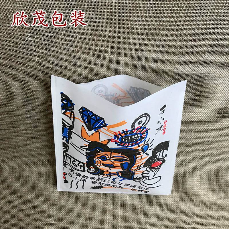 石小沫煎饼果儿纸袋 石小沫煎饼纸袋子 石小沫煎饼果子防油纸袋