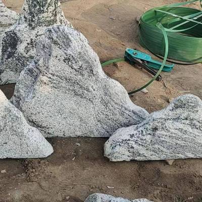 056合雪浪石切片组景观石室内山枯水景天造然假山石头庭院泰山石