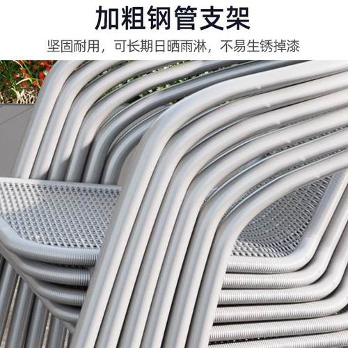 阳台小桌三套件休闲茶桌户椅外桌椅椅露天庭院室外折叠白色玻4694