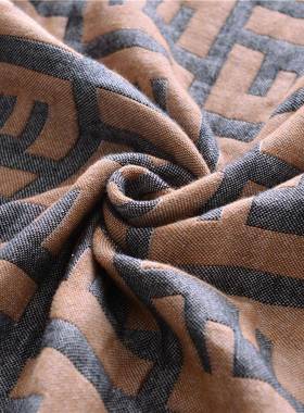 竹纤凉维夏凉被感沙mj00505发流苏布搭毯跨境成人2儿.0童1.5m纱床