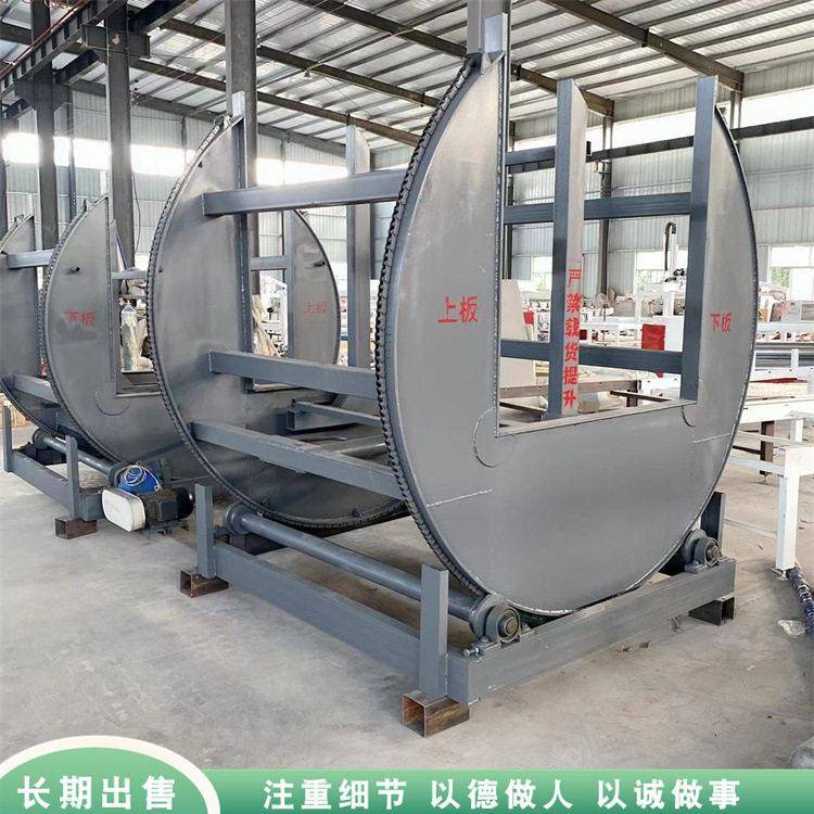 自动180度工业液压翻转台双链条加厚机身木饰面板板材C型翻转机