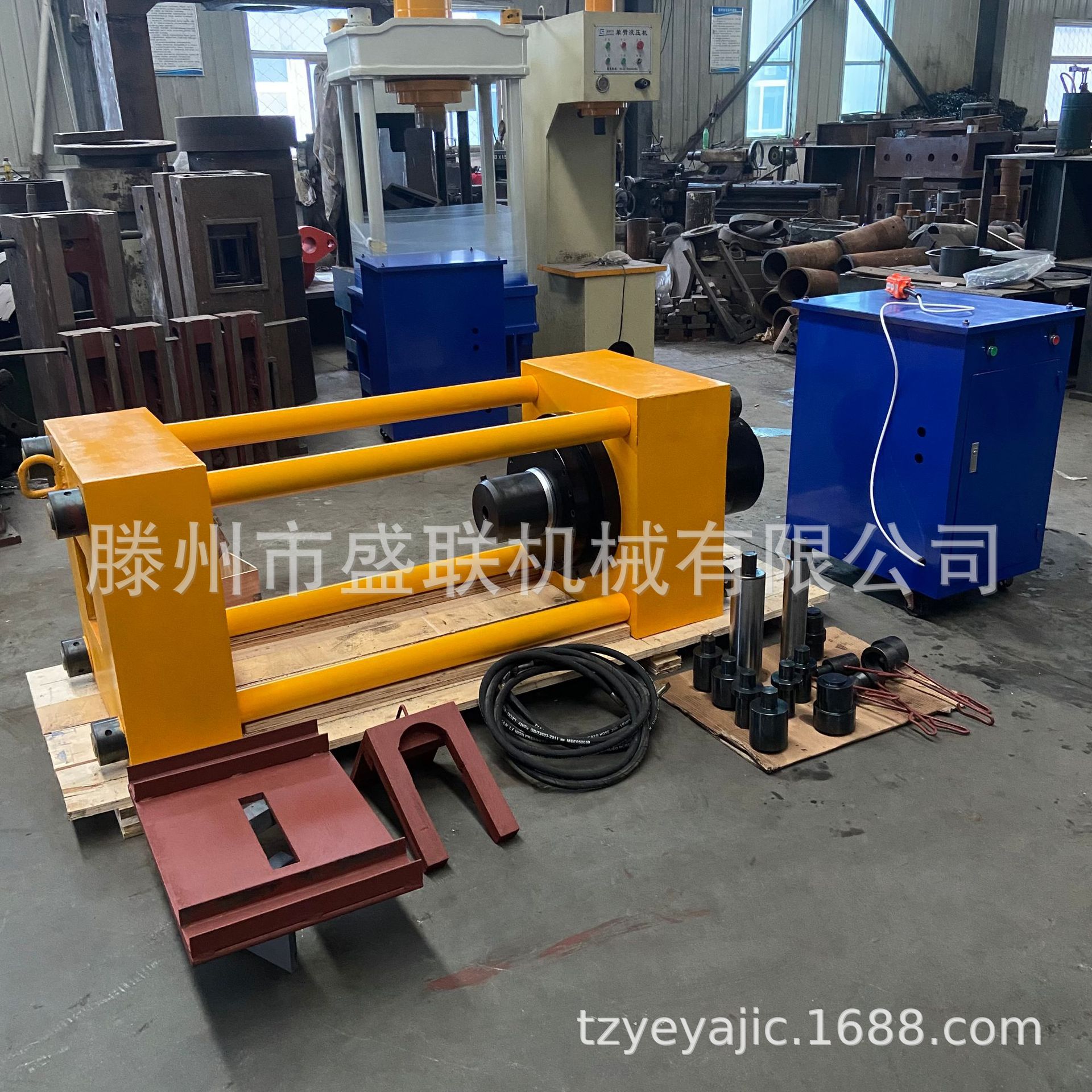 专业生产履带拆装机 200吨四柱式压链机 可拆D9 280节距链条