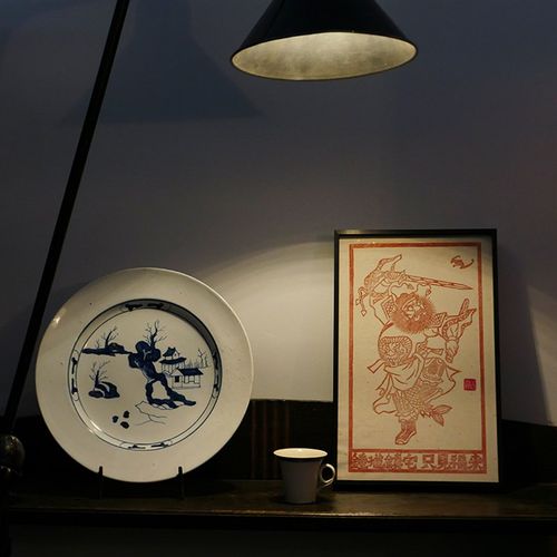 钟馗镇宅 只见福来 水印木刻传统吉祥画