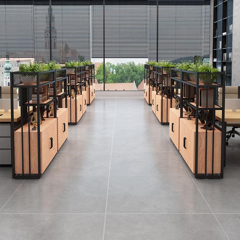 餐厅卡座矮隔断围栏办公室花架隔断柜公司装饰绿植铁艺屏风置物架