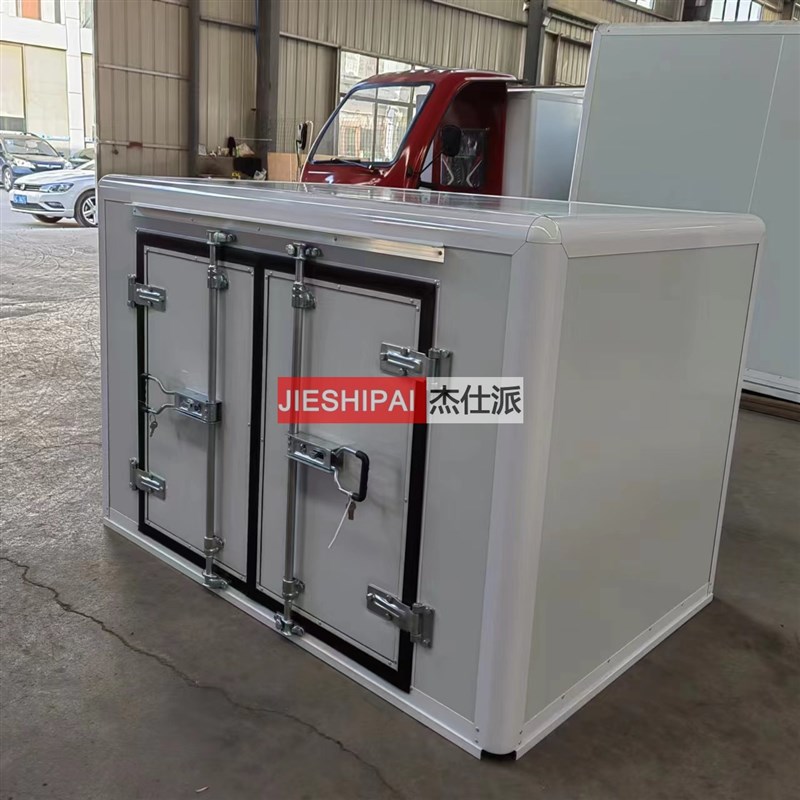 定制保温箱快递箱货厢冷链箱冷藏冷冻柜电动三轮车厢铁皮箱夹心厢