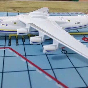 安An255运输机模型货运航模47cm飞机玩具暴风雪号礼品收藏20cm
